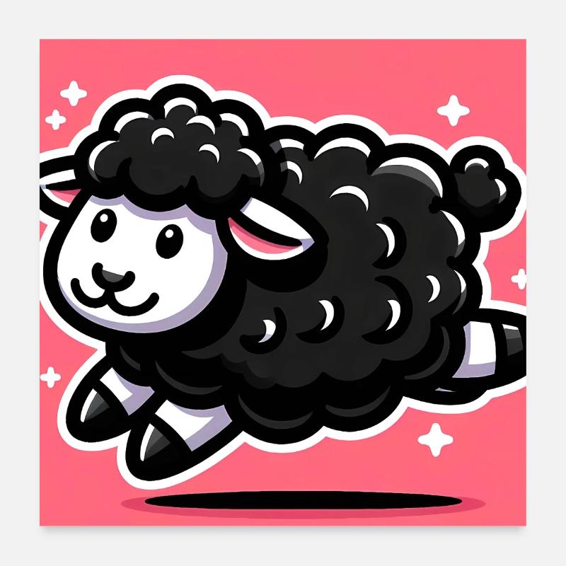 Black Sheep Poster 24" x 24" (60x60 cm)