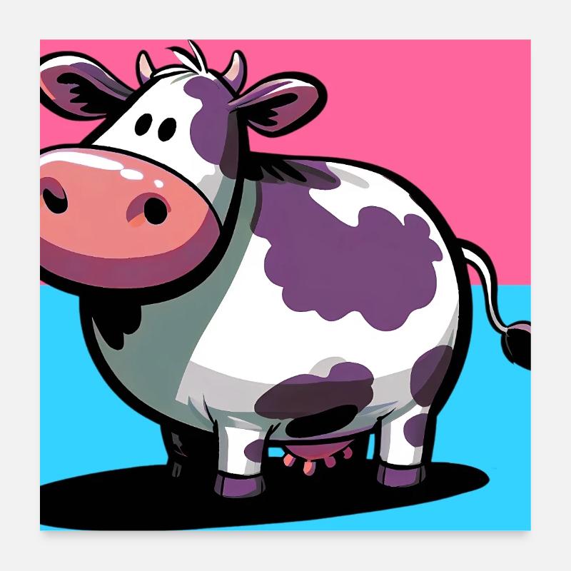 Kuh Poster 60x60 cm