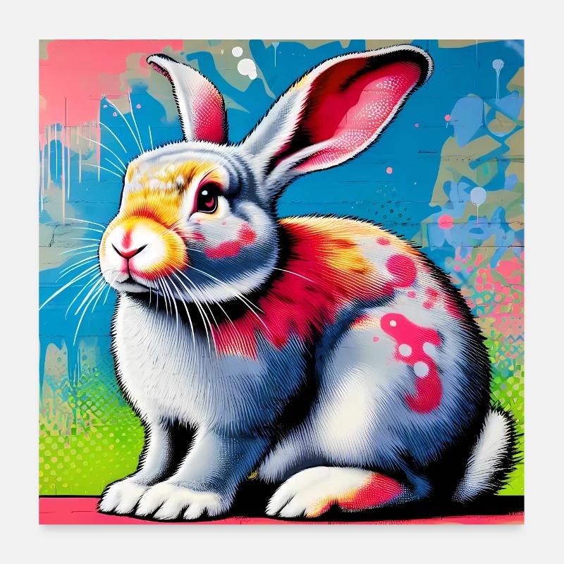 lapin Poster 60 x 60 cm