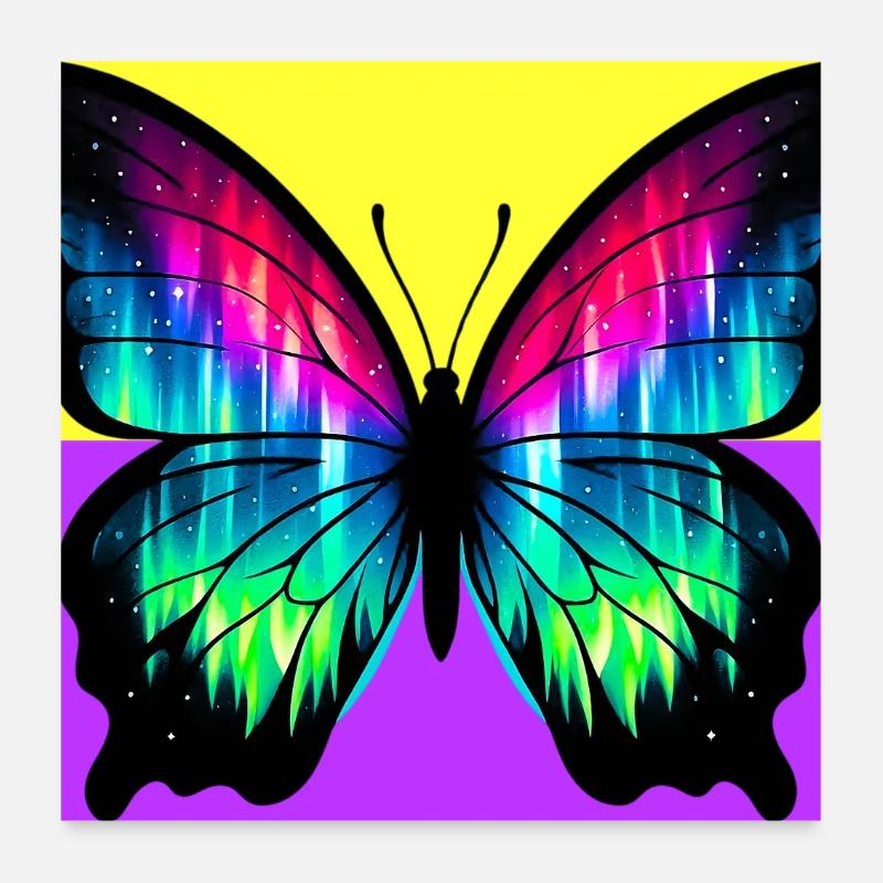 papillon Poster 60 x 60 cm
