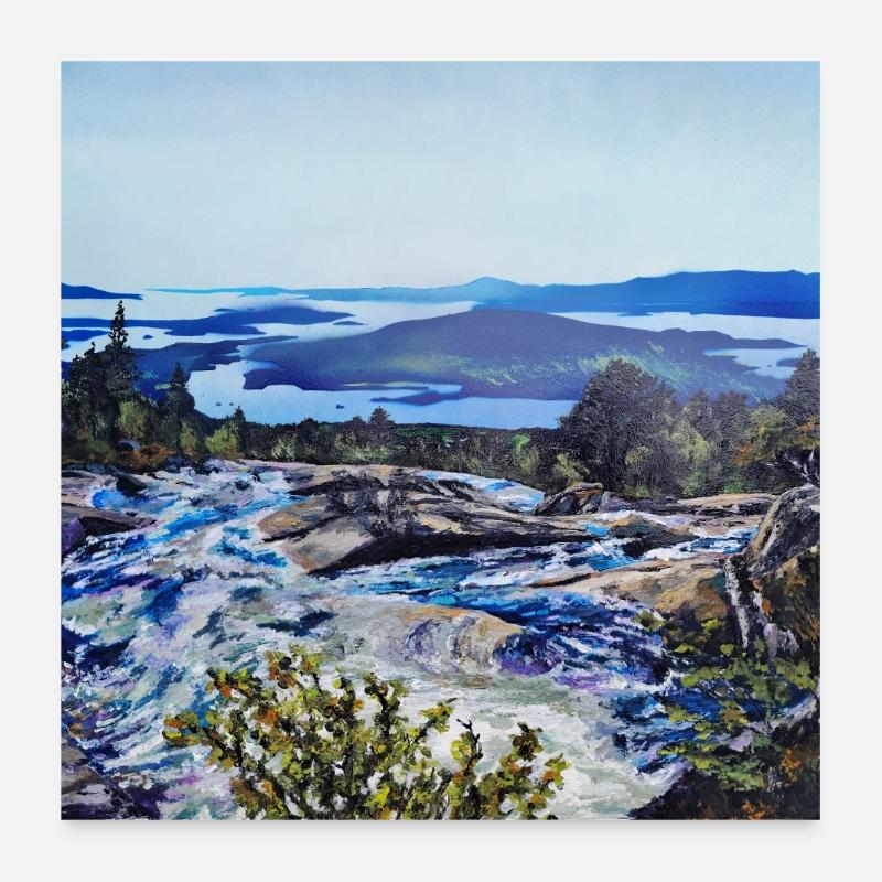 Bremstølen - Poster 24" x 24" (60x60 cm) - white