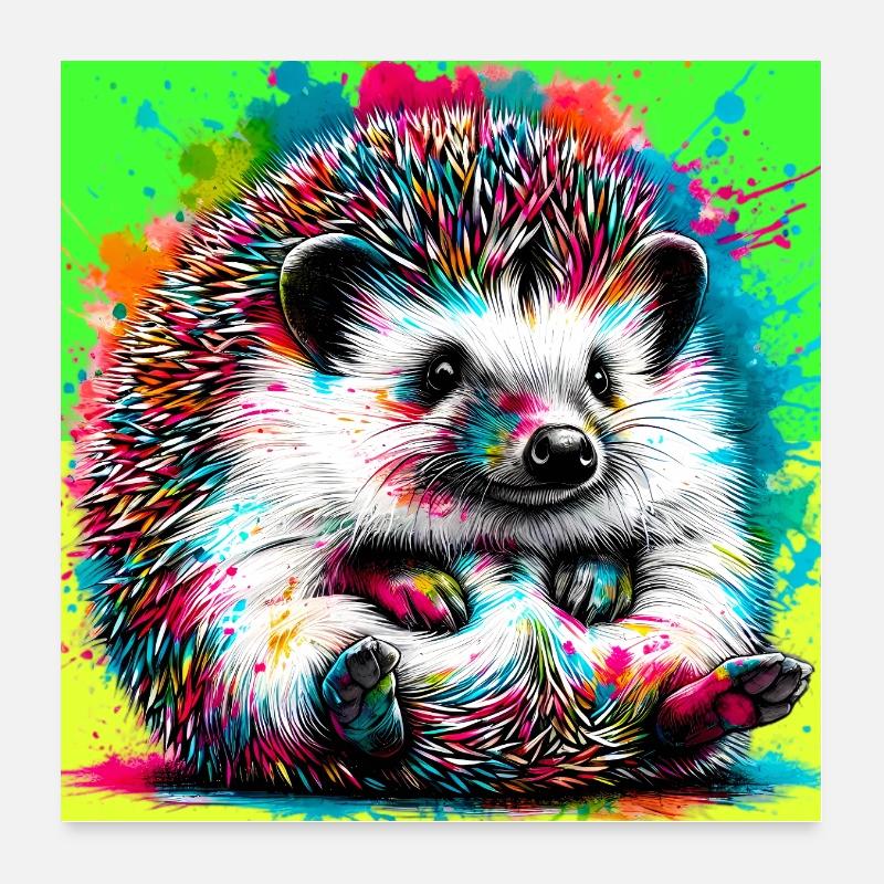 Igel Poster 60x60 cm