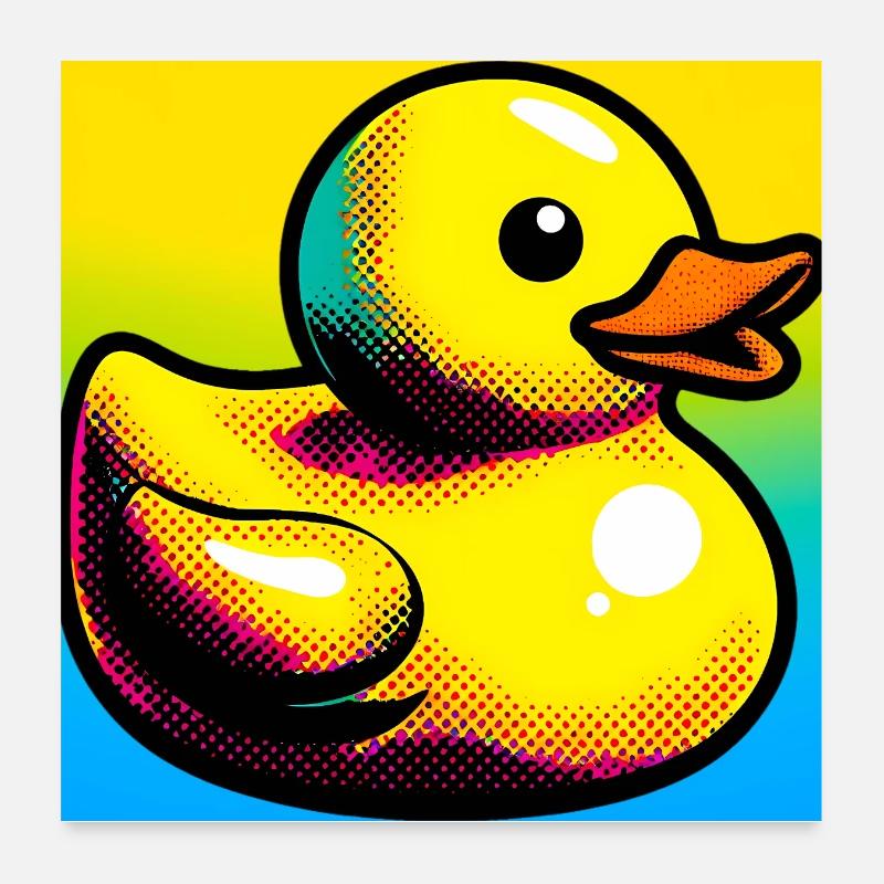 Duckling Duck Duck Duck Poster 24" x 24" (60x60 cm)
