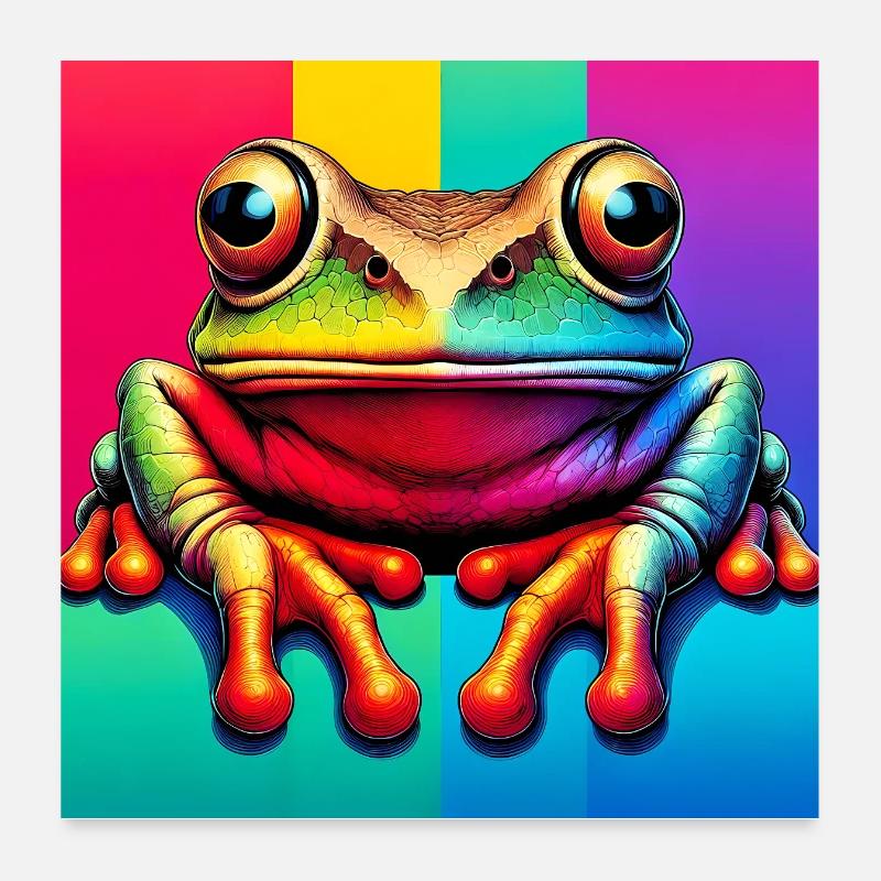 grenouille Poster 60 x 60 cm