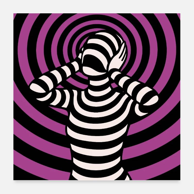 Hypnos, hallucination Poster 24" x 24" (60x60 cm)