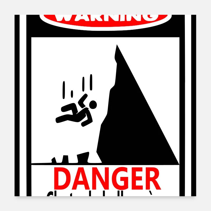 Warning: Mother-in-Law's Fall Poster 24" x 24" (60x60 cm)