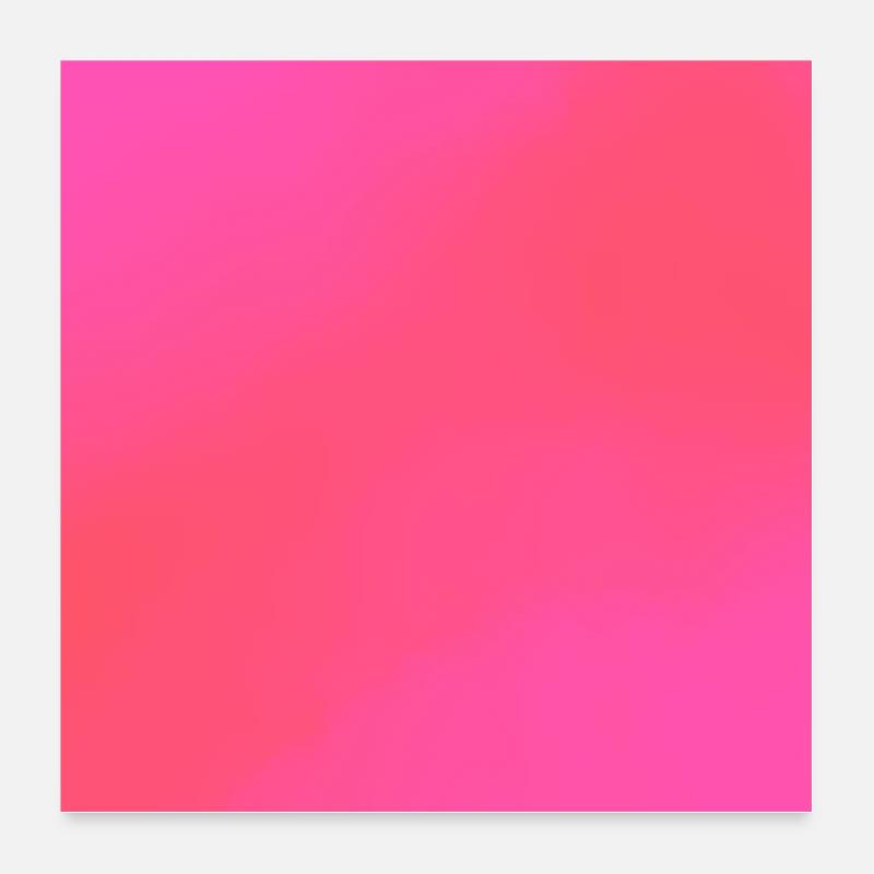 Gradient - pink red customizable Poster 24" x 24" (60x60 cm)