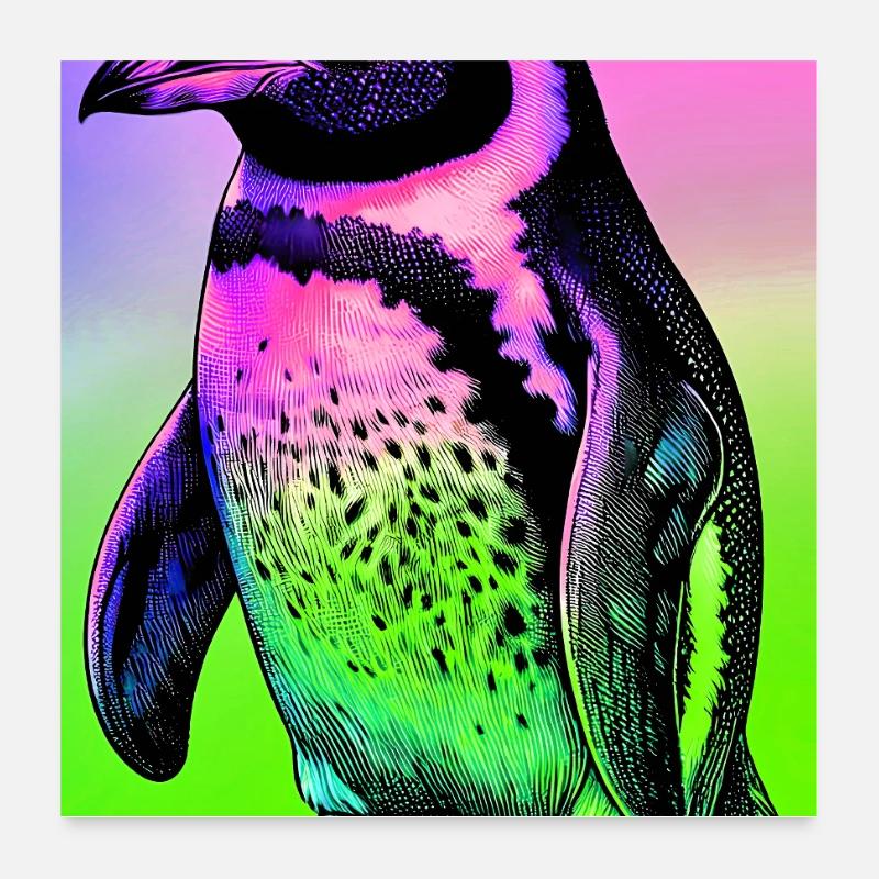 penguin Poster 24" x 24" (60x60 cm)