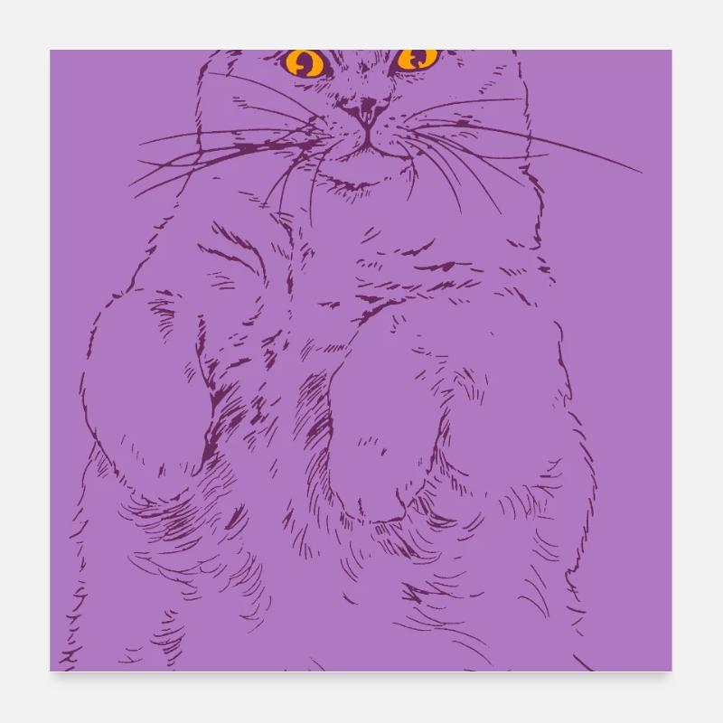 ICH SEHE DICH Poster 60x60 cm