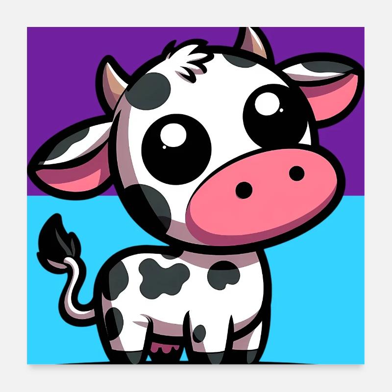 cow Poster 24" x 24" (60x60 cm)