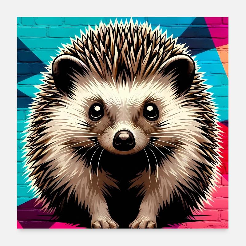 Igel Poster 60x60 cm