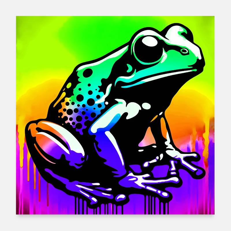 frog Poster 24" x 24" (60x60 cm)