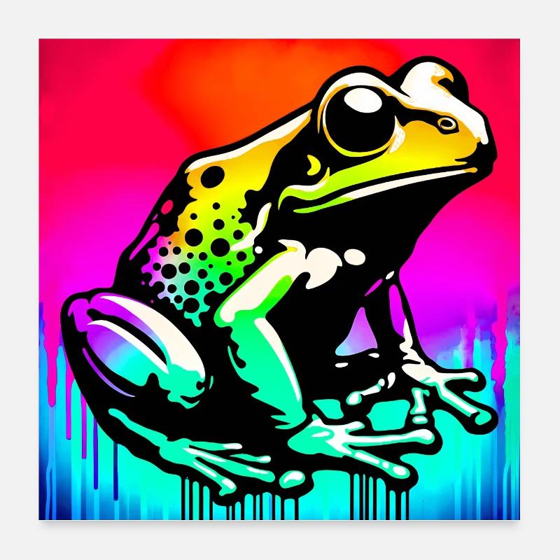 frog Poster 24" x 24" (60x60 cm)