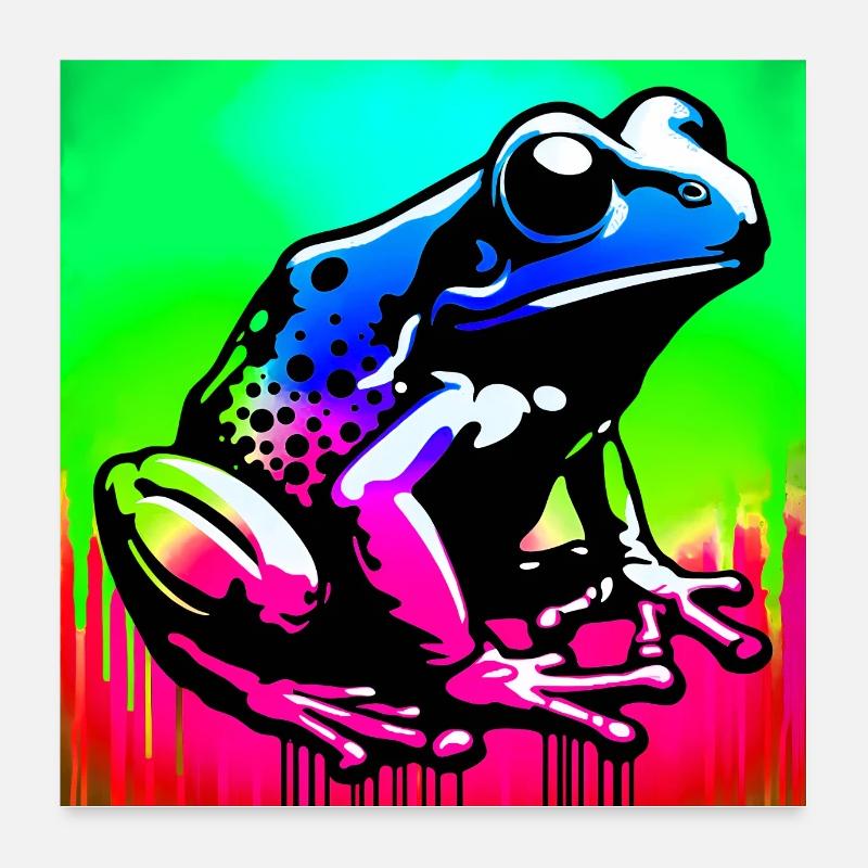 grenouille Poster 60 x 60 cm