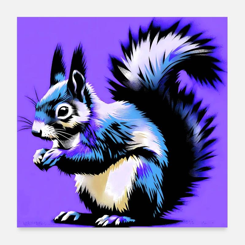 squirrel Poster 24" x 24" (60x60 cm)