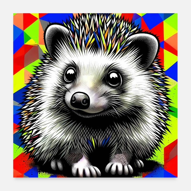 Igel Poster 60x60 cm