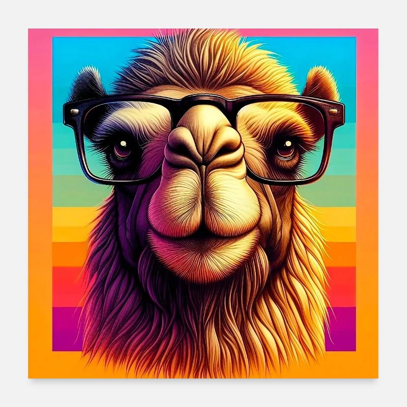 camel Poster 24" x 24" (60x60 cm)