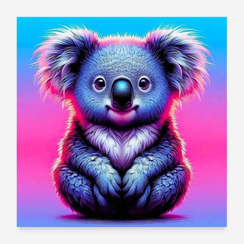Koala Poster 60x60 cm