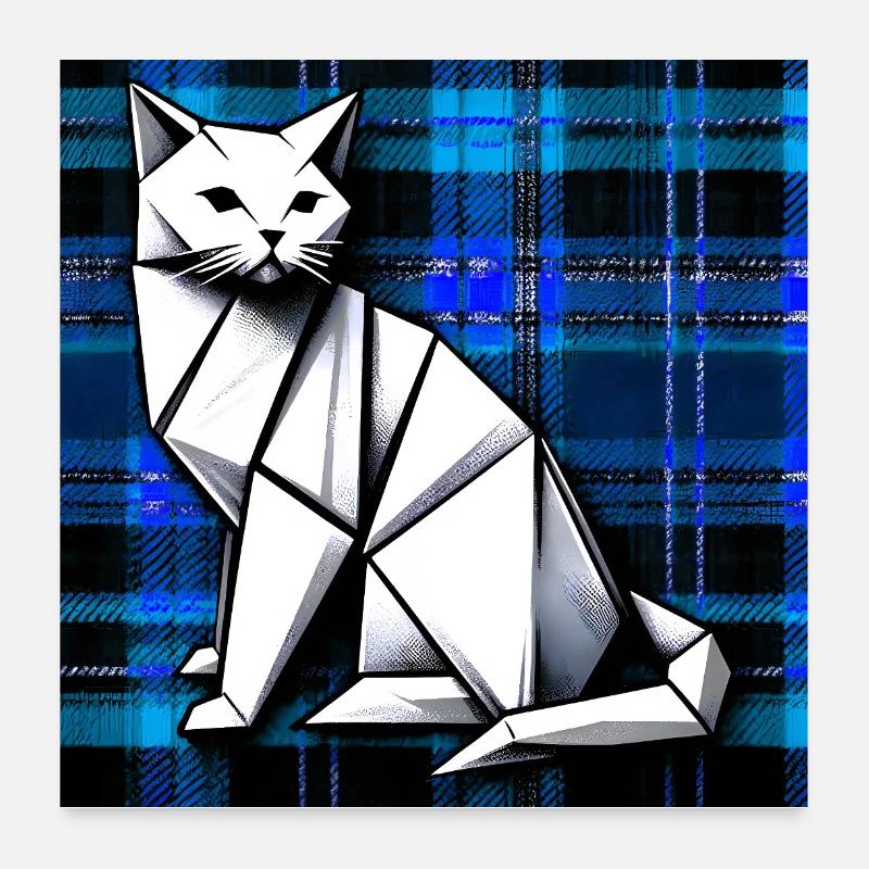 Katze Poster 60x60 cm