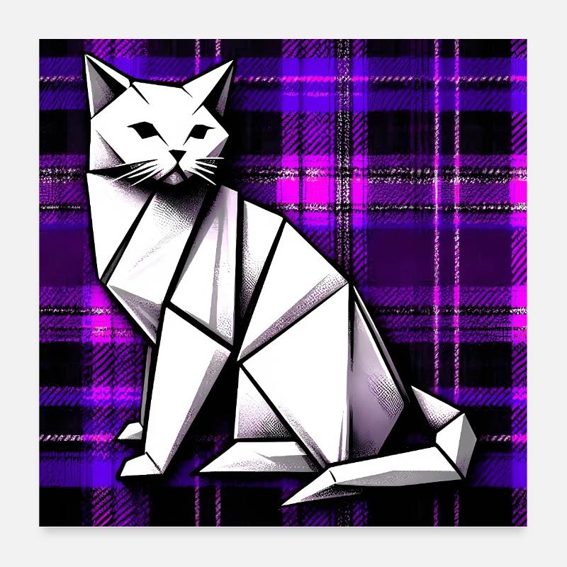 Katze Poster 60x60 cm