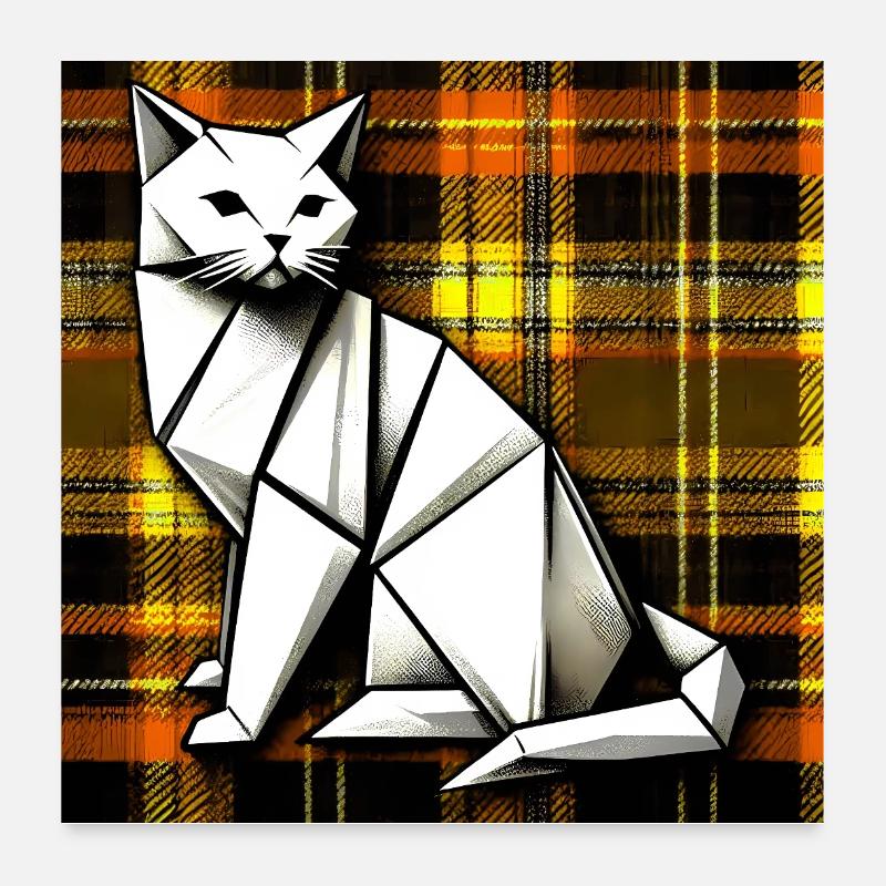 cat Poster 24" x 24" (60x60 cm)
