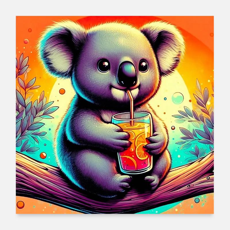 Koala Poster 60x60 cm