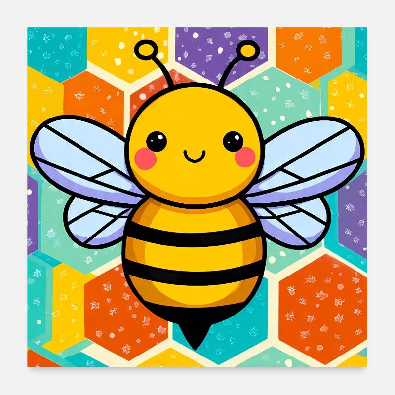 abeille Poster 60 x 60 cm