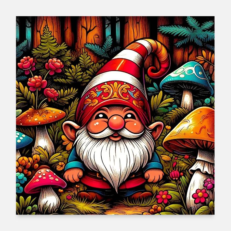 Gnom Poster 60x60 cm