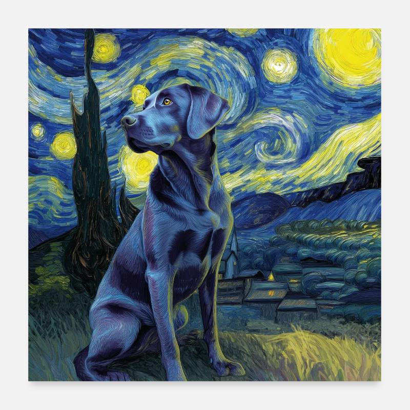 Labrador Retriever Poster 60x60 cm