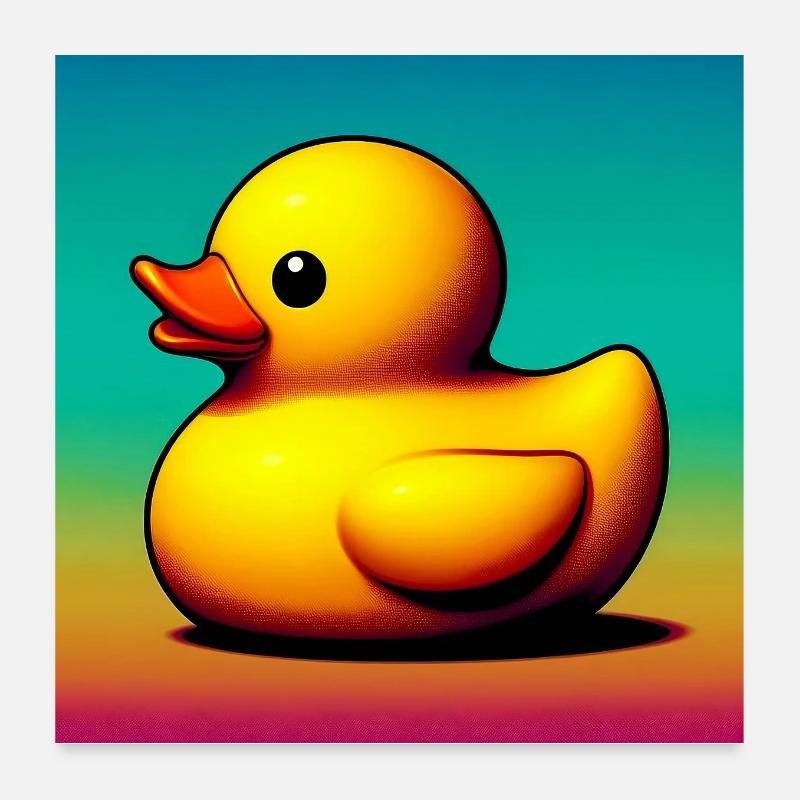 Duckling Duck Duck Duck Poster 24" x 24" (60x60 cm)