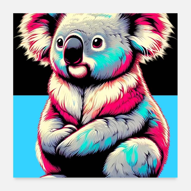 Koala Poster 60x60 cm