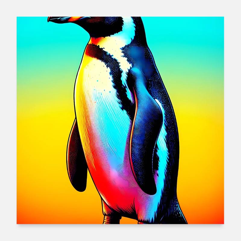 penguin Poster 24" x 24" (60x60 cm)