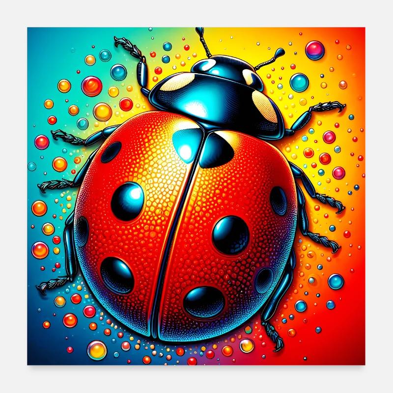coccinelle Poster 60 x 60 cm