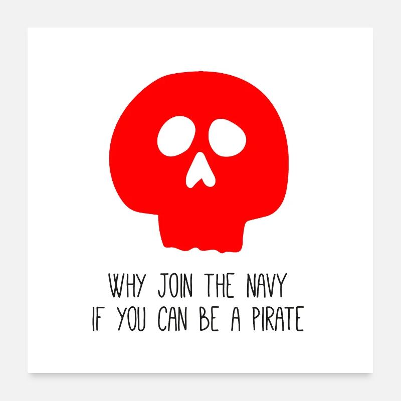 WHY JOIN THE NAVY Poster 24" x 24" (60x60 cm)