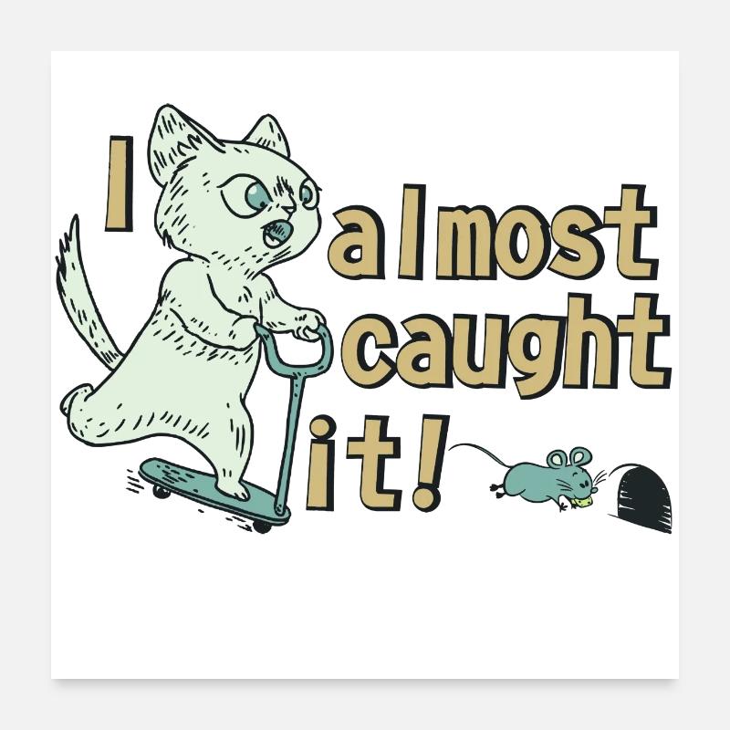 CAT DESIGN 11 Poster 60 x 60 cm