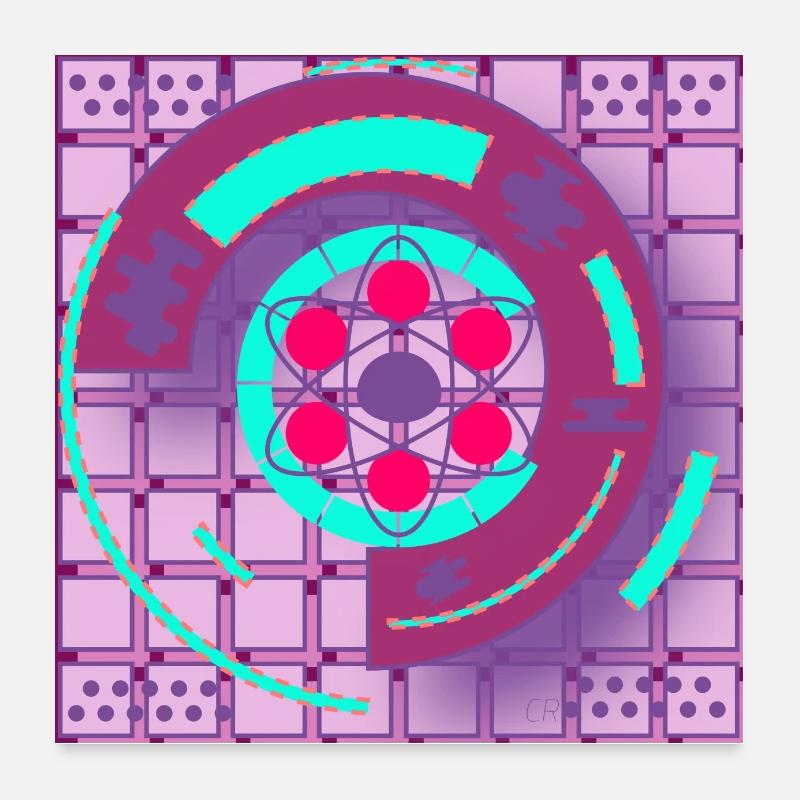 Art graphique Poster 60 x 60 cm