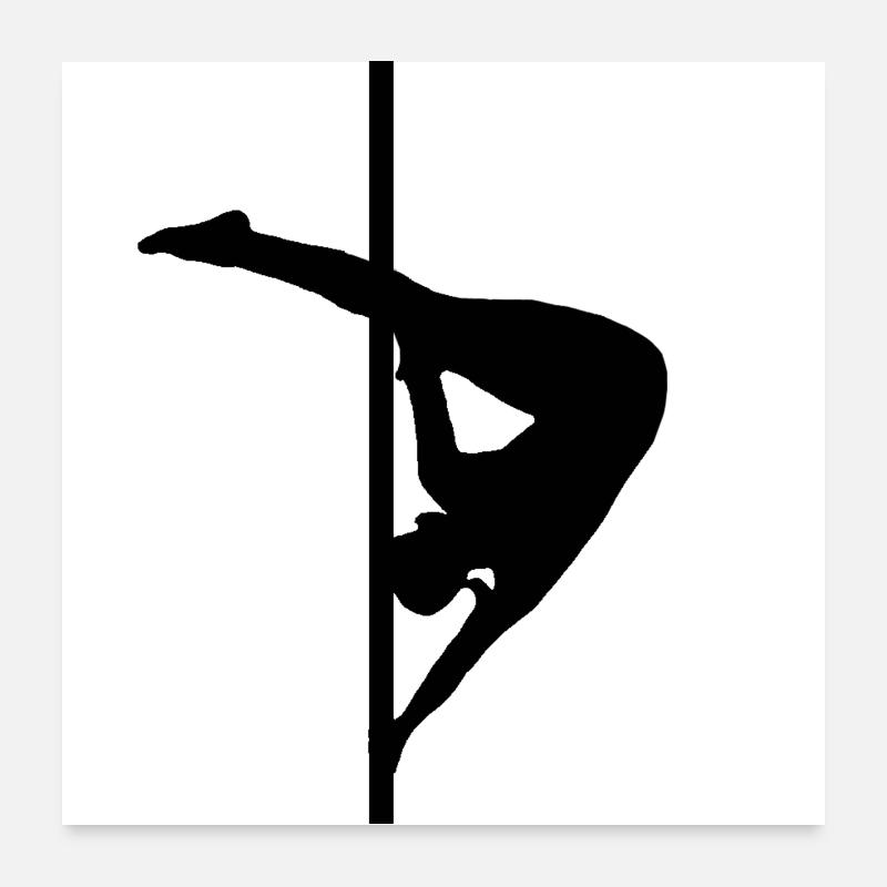 Pole Dance Poster 60 x 60 cm