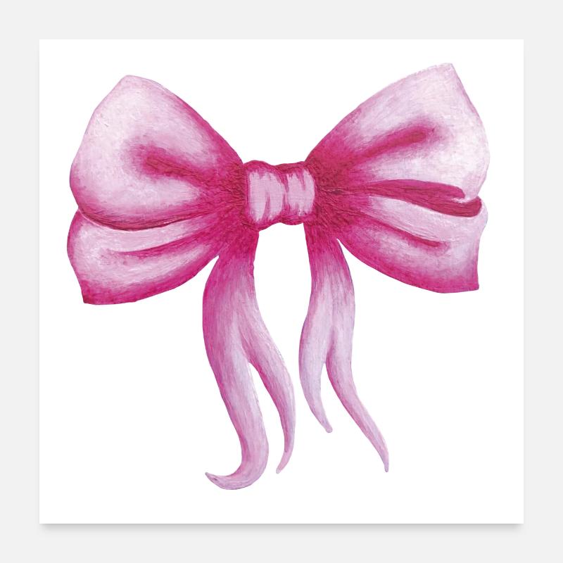Schleife Poster 60x60 cm