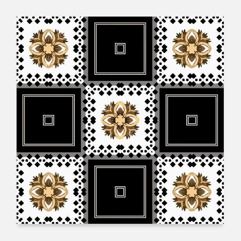 Abstraktion Poster 60x60 cm