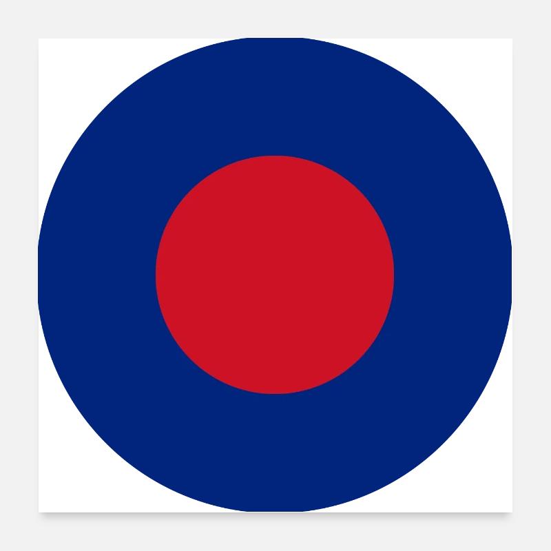 COCARDE ENGLAND 1808 Poster 60x60 cm