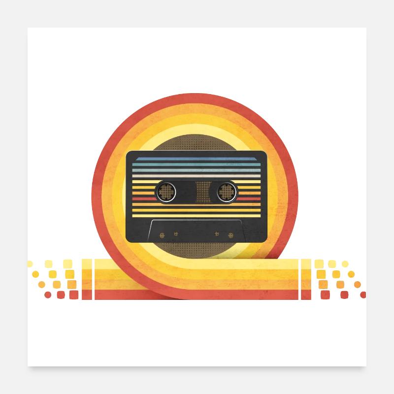 Cassette de 70 Poster 60 x 60 cm