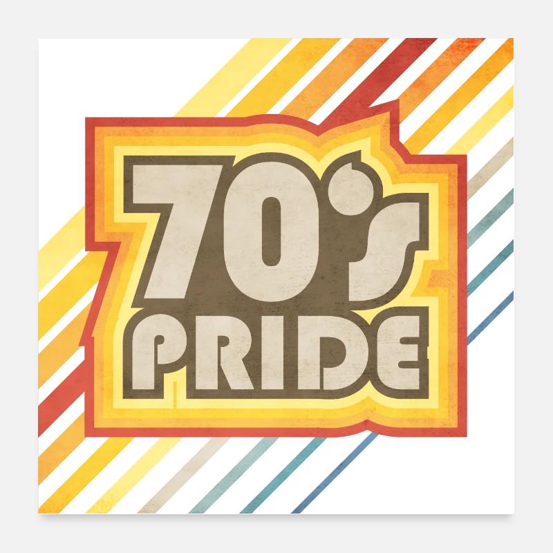 70's Pride Poster 60x60 cm