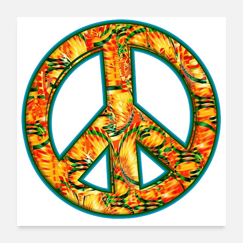 Peace Poster 60x60 cm