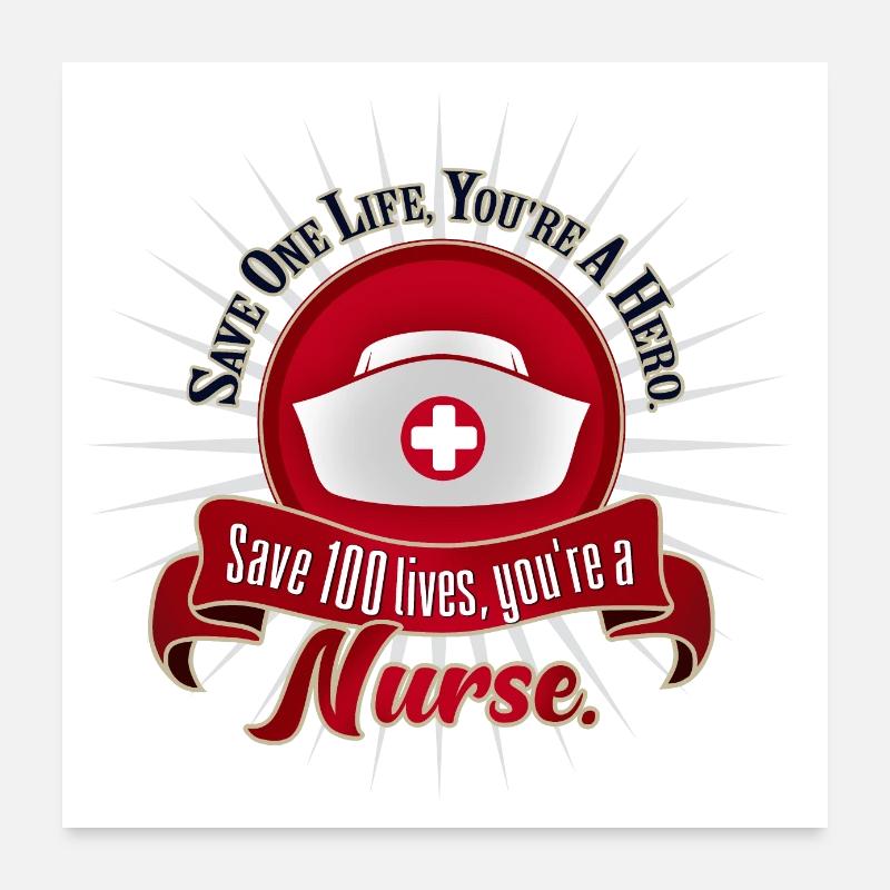Nurse Poster 24" x 24" (60x60 cm)
