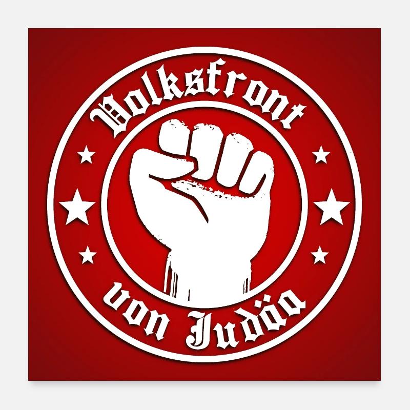 Front populaire de Judée Poster Poster 60 x 60 cm