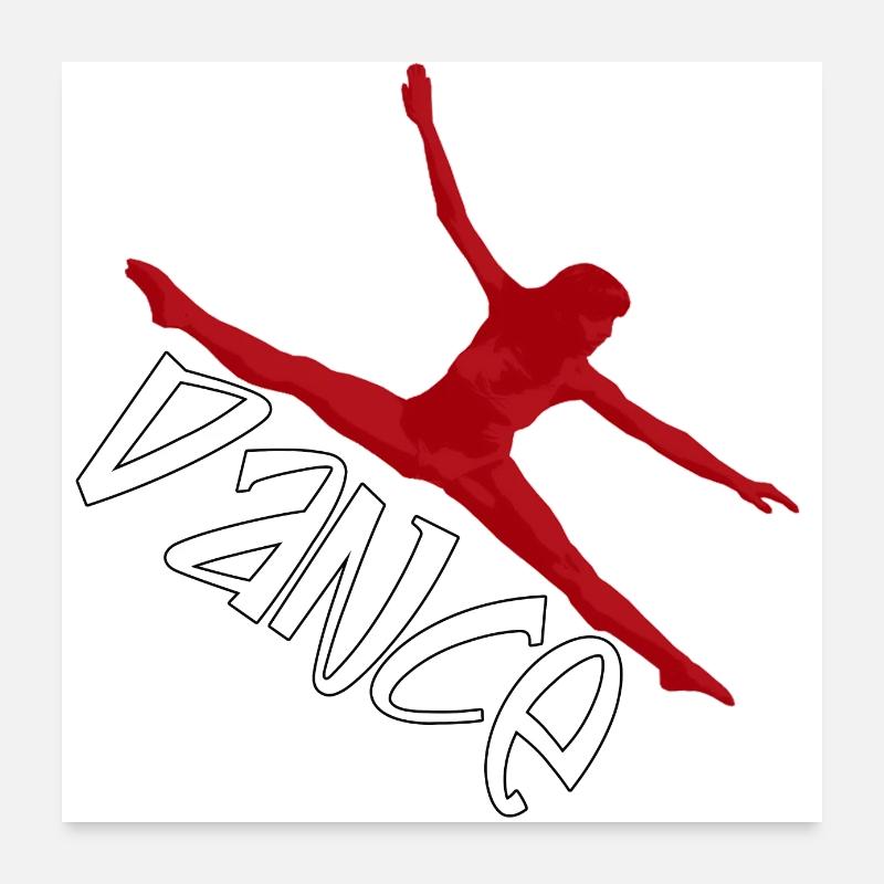 Dance Poster 24" x 24" (60x60 cm)