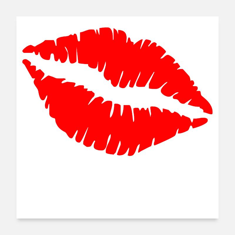 bacio Poster 60x60 cm