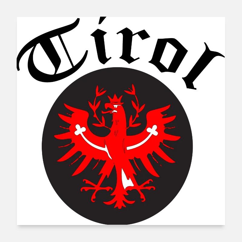 Tirol Poster 60 x 60 cm