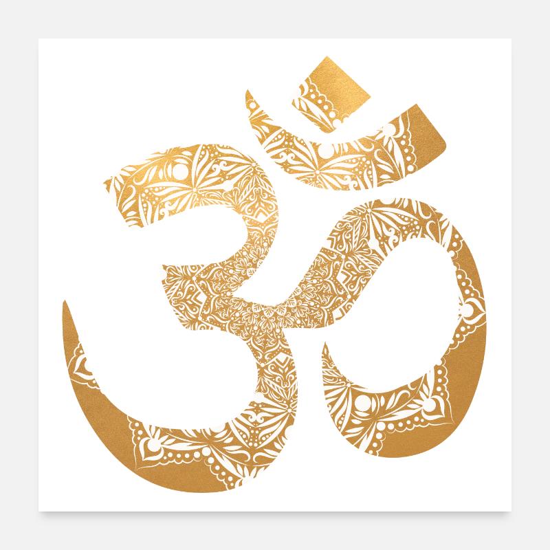 Signe doré Poster 60 x 60 cm