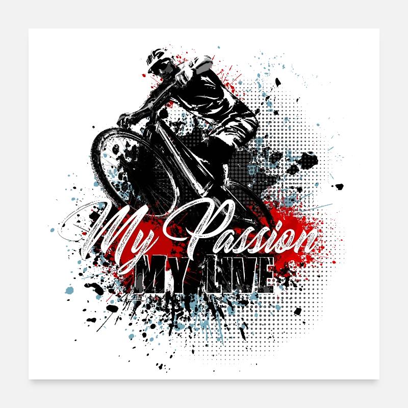 VTT - Ma passion, ma vie Poster 60 x 60 cm